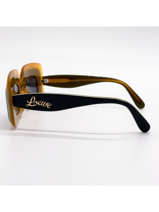 New Loewe LW40139U 20A Black Yellow Unisex Sunglasses main image 7
